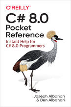 Okładka książki C# 8.0 Pocket Reference. Instant Help for C# 8.0 Programmers