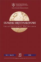 Okładka - Stosunki Międzynarodowe nr 4(54)/2018 - Mirosław Sułek, Dariusz Popławski, Jakub Zajączkowski, Marcin GrabowskiJoanna Starzyk-Sulejewska, Magdalena Kozub-Karkut, Jakub Stefanowski, Barbara Regulska-Ingielewicz, Jan A. Wendt, Alexandru Ilieş, Tomasz Wiskulski, Tomasz Łukaszuk, Aleksandra Jaskólska, Akshay Sharma, Iwona Wyciechowska, Joanna Dobkowska