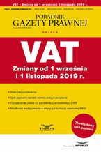 VAT Zmiany od 1 wrzenia i 1 listopada 2019