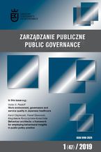Okadka ksiki Zarzdzanie Publiczne nr 1(47)/2019