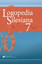 Okładka - "Logopedia Silesiana" 2018. T. 7 - Olga Przybyla