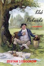 Okładka - Klub Pickwicka z angielskim. Zestaw 3 ebooków - Charles Dickens,   Artur Conan Doyle,   Marta Owczarek
