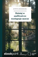 Okładka - Dzisiaj w amfiteatrze występuje morze - Justyna Bargielska