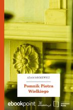 Okładka - Pomnik Piotra Wielkiego - Adam Mickiewicz