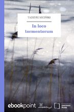 Okładka - In loco tormentorum - Tadeusz Miciński