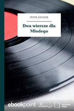 Okładka - Dwa wiersze dla Młodego - Piotr Sommer