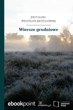 Okładka - Wiersze grudniowe - Jerzy Kamil Weintraub-Krzyżanowski