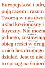 Okładka - Szukanie równowagi. Szkice literackie i publicystyczne - Tymon Terlecki