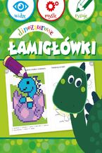 Okładka - Dinozaurowe łamigłówki - Praca zbiorowa