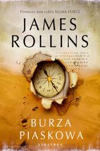 Okładka - BURZA PIASKOWA - James Rollins