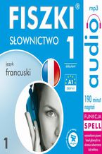Okładka książki FISZKI audio  j. francuski  Słownictwo 1