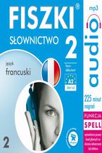 Okładka książki FISZKI audio  j. francuski  Słownictwo 2