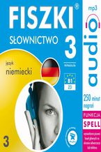 Okładka książki FISZKI audio  j. niemiecki  Słownictwo 3