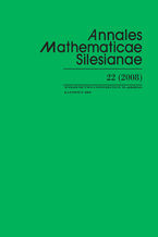 Okładka książki Annales Mathematicae Silesianae. T. 22 (2008)