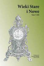 Okładka - Wieki Stare i Nowe. T. 5 (10) - red. Sylwester Fertacz, Agata Aleksandra Kluczek