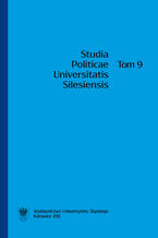 Okładka - Studia Politicae Universitatis Silesiensis. T. 9 - red. Jan Iwanek, Mieczysław Stolarczyk, współudz. Marian Mitręga