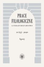 Okładka - Prace Filologiczne. Literaturoznawstwo 10 (13) 2020 - Ewa Hoffmann-Piotrowska