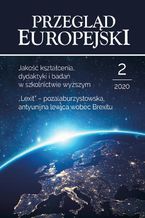 Okładka - Przegląd Europejski 2020/2 - Konstanty Adam Wojtaszczyk