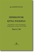 Okadka ksiki Hipersownik jzyka Polskiego Tom 4: L-Ni