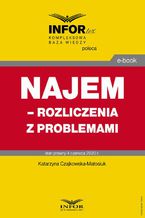 Okładka - Najem  rozliczenia z problemami - Katarzyna Czajkowska-Matosiuk