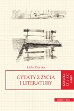 Okadka ksiki Cytaty z ycia i literatury
