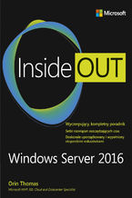 Okładka - Windows Server 2016 Inside Out - Orin Thomas