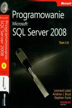 Okładka książki Programowanie Microsoft SQL Server 2008 Tom 1 i 2. Pakiet