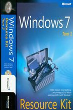 Okładka książki Windows 7 Resource Kit PL Tom 1 i 2. Pakiet