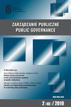 Okładka - Zarządzanie Publiczne nr 2(48)/2019 - Piotr Wróbel, Anna Adamus-Matuszyńska, Aleksander Noworól, Grzegorz Polok, Agnieszka Wincewicz-Price, George Lundskow, Brian Phillips, Phyllis Curtiss, Adam Mateusz Suchecki, Dorota Jendza