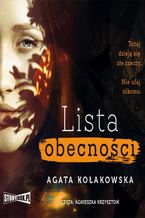 Okładka - Lista obecności - Agata Kołakowska