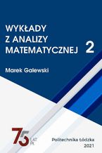 Okładka - Wykłady z analizy matematycznej 2 - Marek Galewski