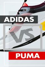 Okładka - Adidas kontra Puma. Dwaj bracia, dwie firmy - Przemysław Andrzejewski, Monika Balińska