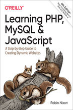 Okładka książki Learning PHP, MySQL & JavaScript. 6th Edition