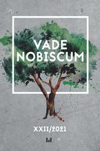 Okadka ksiki Vade Nobiscum, tom XXII/2021. Studia z wiekw dawnych