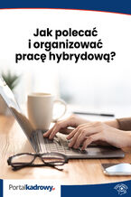 Okładka - Jak polecać i organizować pracę hybrydową? - Katarzyna Wrońska-Zblewska