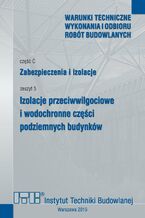 Okładka - Izolacje przeciwwilgociowe i wodochronne części podziemnych budynków - Barbara Francke