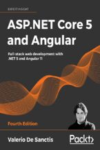 Okładka - ASP.NET Core 5 and Angular. Full-stack web development with .NET 5 and Angular 11 - Fourth Edition - Valerio De Sanctis