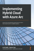 Okładka książki Implementing Hybrid Cloud with Azure Arc