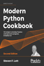 Okładka - Modern Python Cookbook. 133 recipes to develop flawless and expressive programs in Python 3.8 - Second Edition - Steven F. Lott
