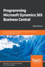 Okładka - Programming Microsoft Dynamics 365 Business Central. Build customized business applications with the latest tools in Dynamics 365 Business Central - Sixth Edition - Marije Brummel, David A. Studebaker, Christopher D. Studebaker