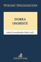 Okładka - Dobra osobiste - Izabela Lewandowska-Malec