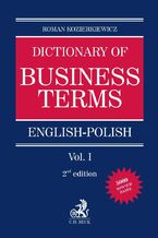 Okładka - English-Polish Dictionary of Business Terms. Tom I - Roman Kozierkiewicz