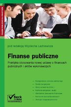 Okładka - Finanse publiczne - Wojciech Lachiewicz