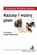 Okładka - Kazusy i wzory pism - Izabela Kraśnicka