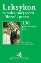 Okładka - Leksykon współczesnej filozofii prawa - Jerzy Zajadło