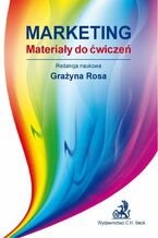 Okładka - Marketing Materiały do ćwiczeń - Grażyna Rosa