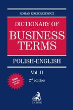 Okładka - Polish-English Dictionary of Business Terms. Tom II - Roman Kozierkiewicz