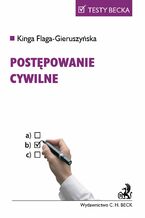 Okładka - Postępowanie cywilne - Kinga Flaga-Gieruszyńska