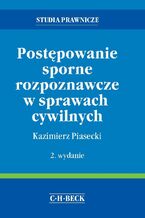 Okładka - Postępowanie sporne rozpoznawcze - Kazimierz Piasecki