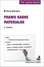 Okładka - Prawo karne materialne. Wydanie 2 - Anna Zientara